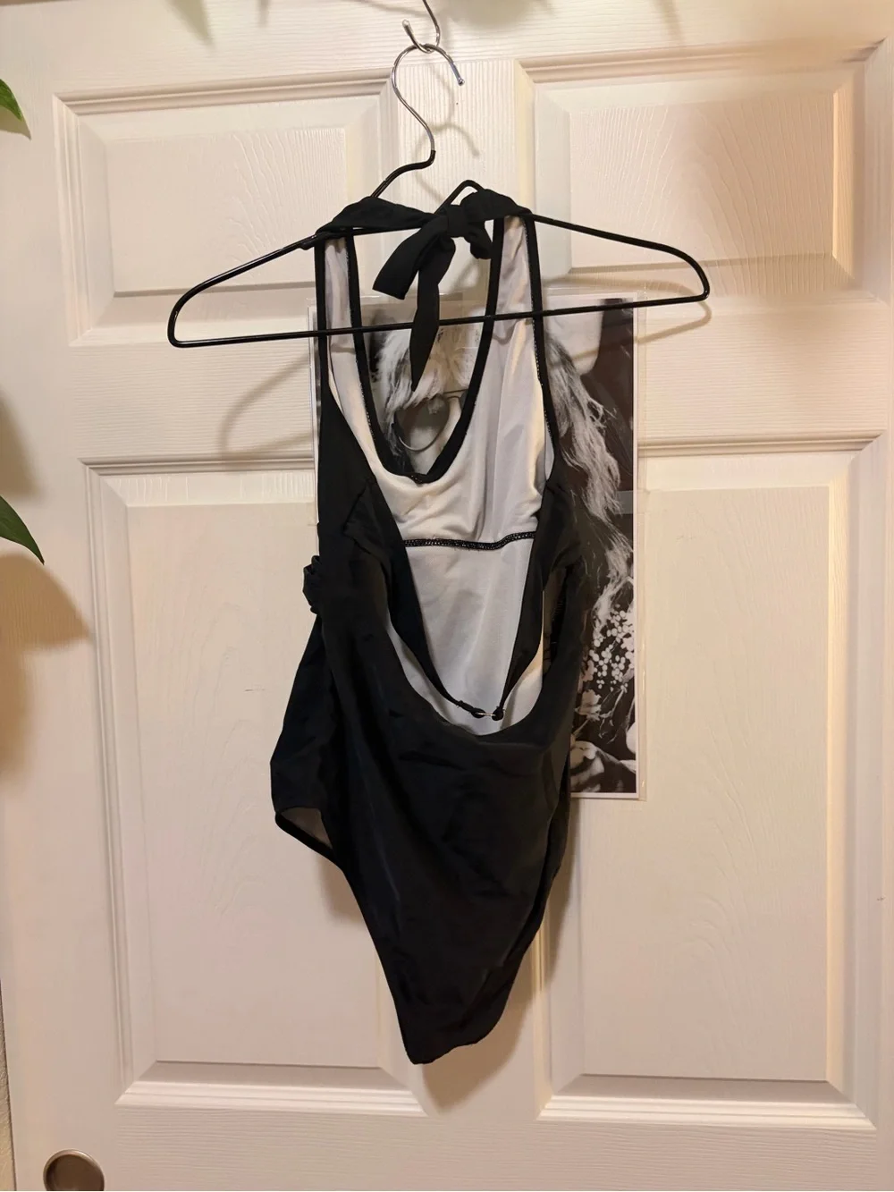 Black Halter One-Piece Swimsuit - Women's Swim